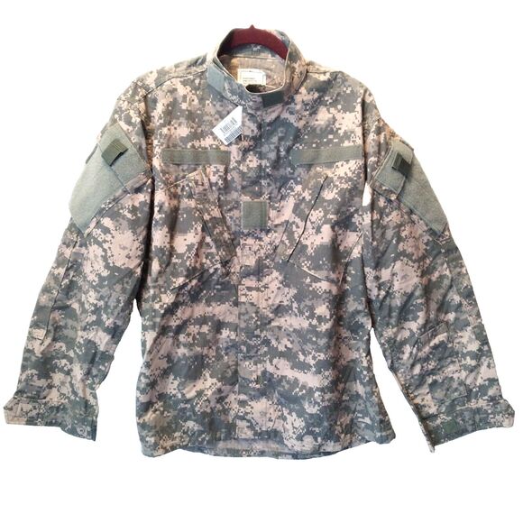 US Army Unisex Frost Pink ACU Digital Camouflage Uniform Military Jacket M - Picture 1 of 12
